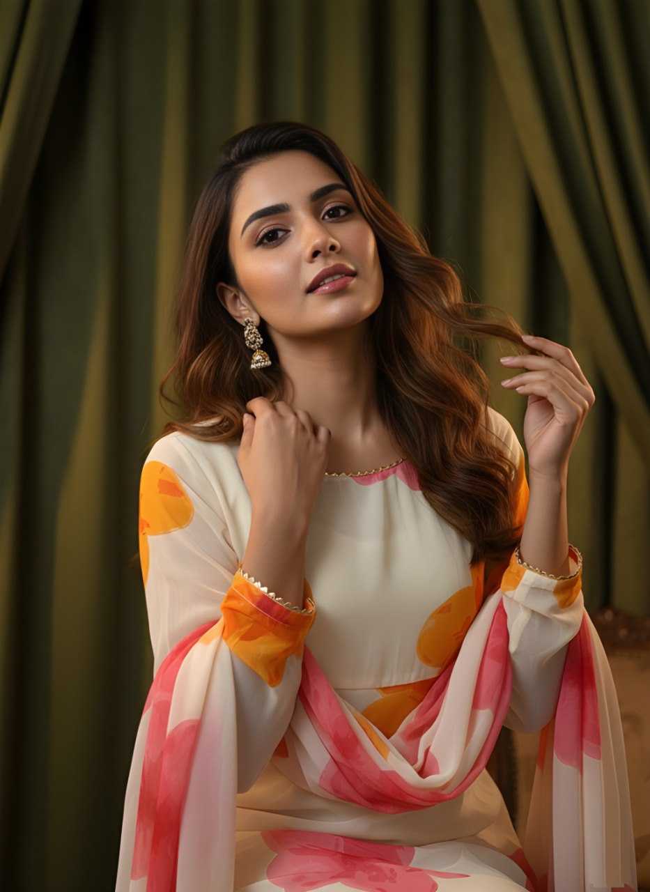 Designer Printed Georgette Anarkali Kurti for Women | Festive & Party Wear Kurti