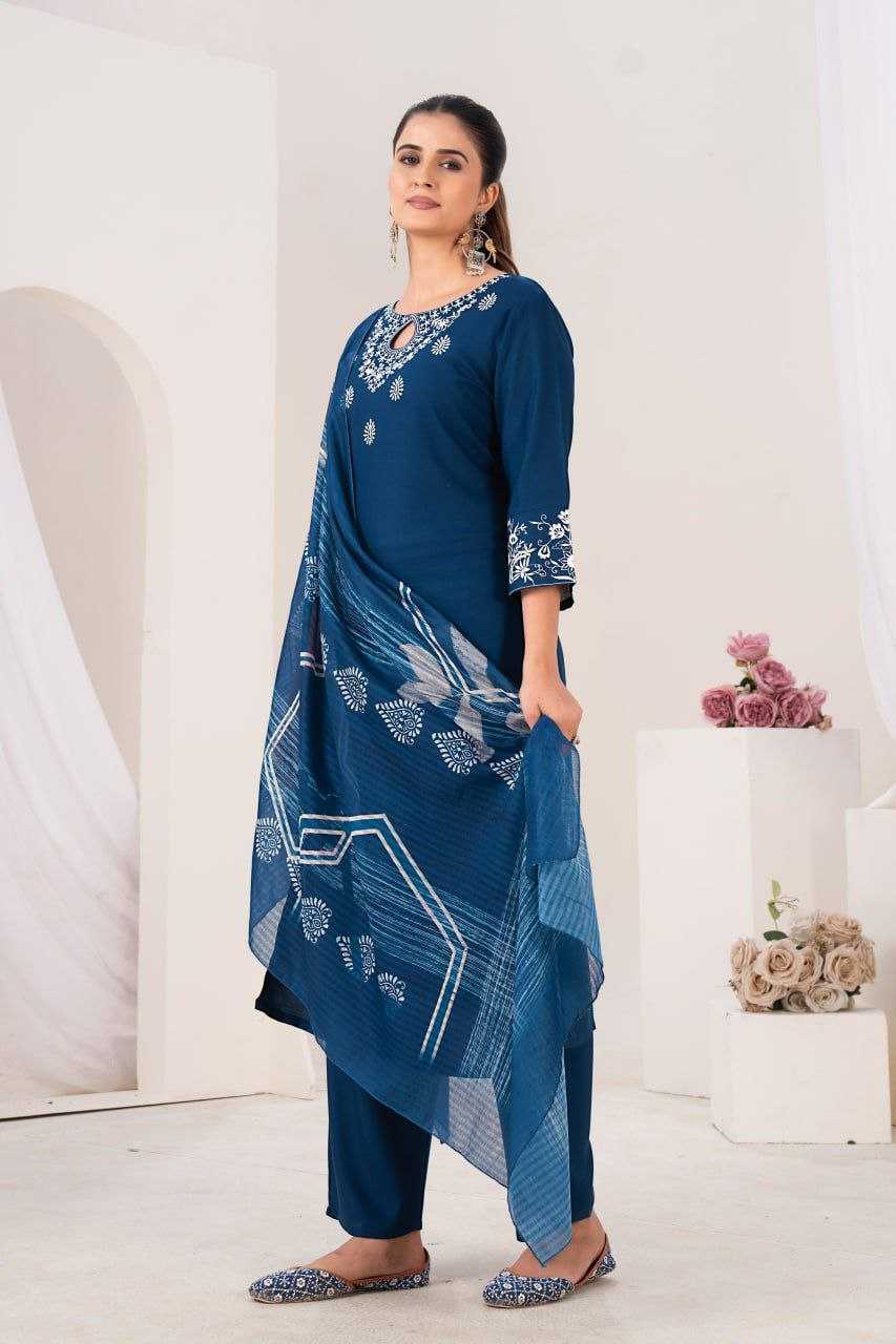 Women’s Embroidered Rayon Kurti | Festive & Casual Ethnic Tunic