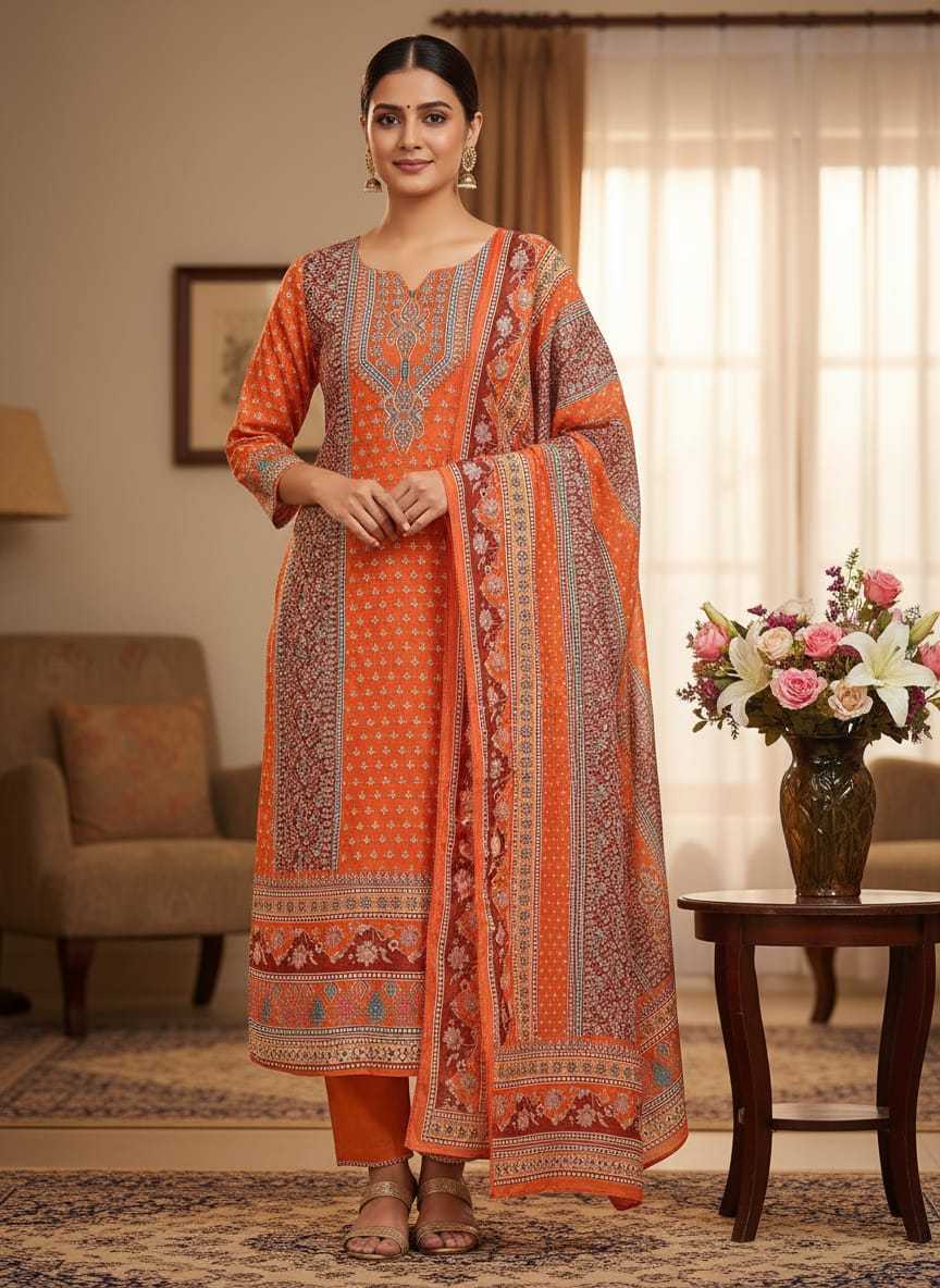 Designer Russian Silk Embroidered Kurti for Women | Festive & Party Wear Ethnic Kurti