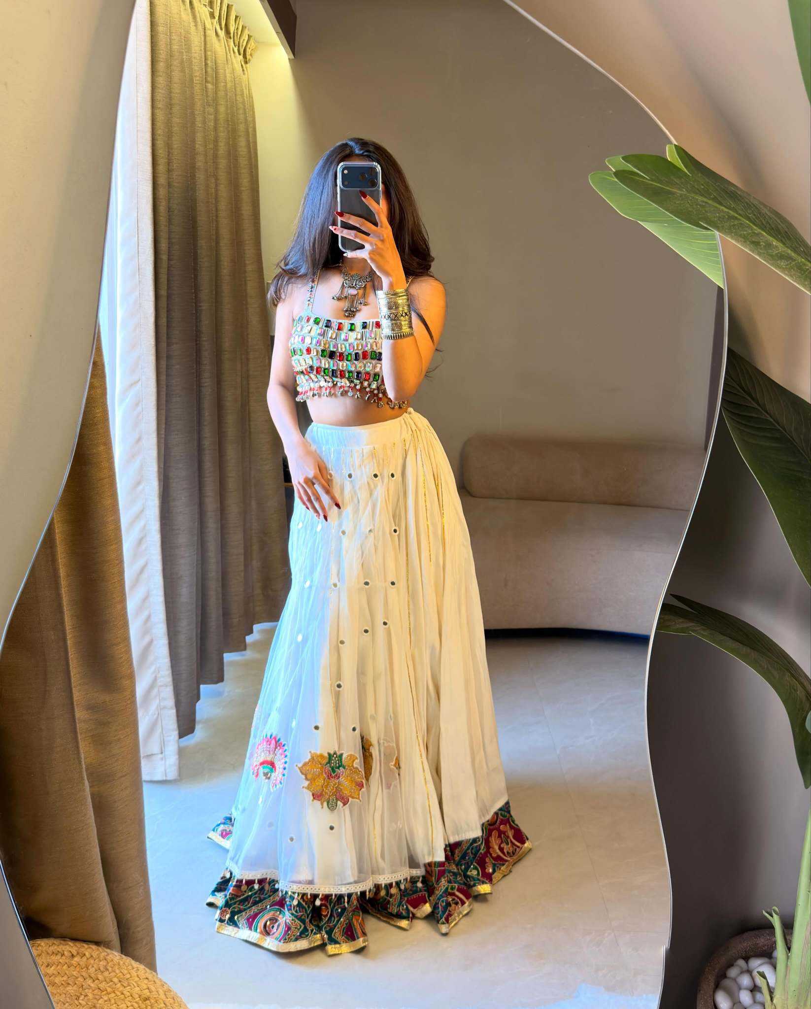 Aarohi Rayon Silk Chaniya Choli 2 Aarohi Rayon Silk Chaniya Choli - Image 2