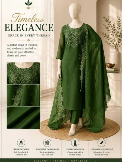 Aarika Burberry Silk Yoke Kurti
