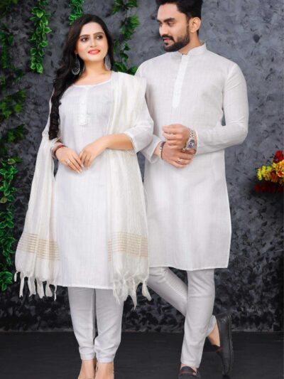 Aarohi Slub Cotton Couple Set