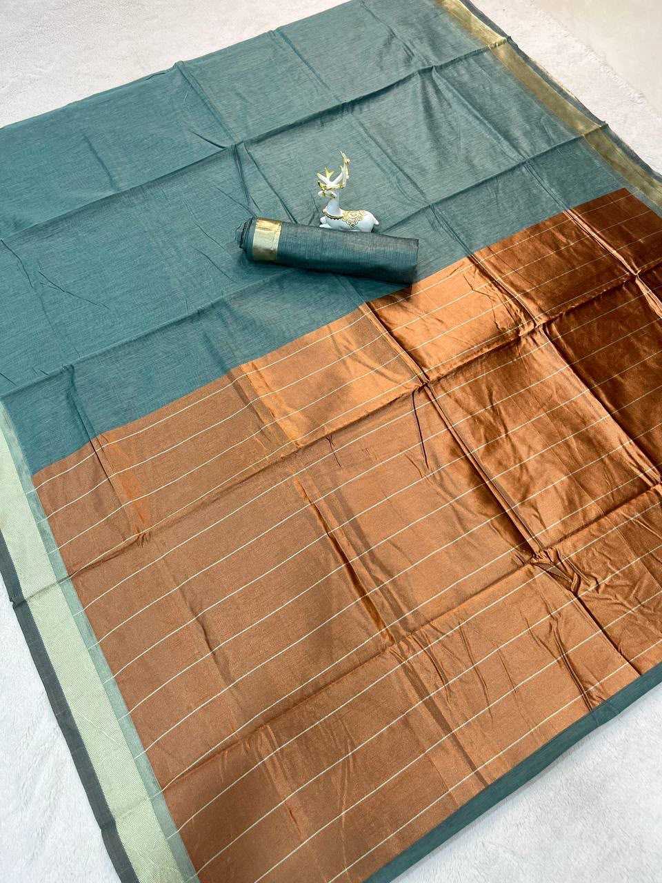 Aarohi Soft Cotton Saree 3 Aarohi Soft Cotton Saree - Image 3
