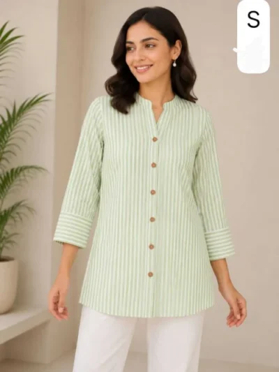 Althea Heavy Khadi Cotton Shirt