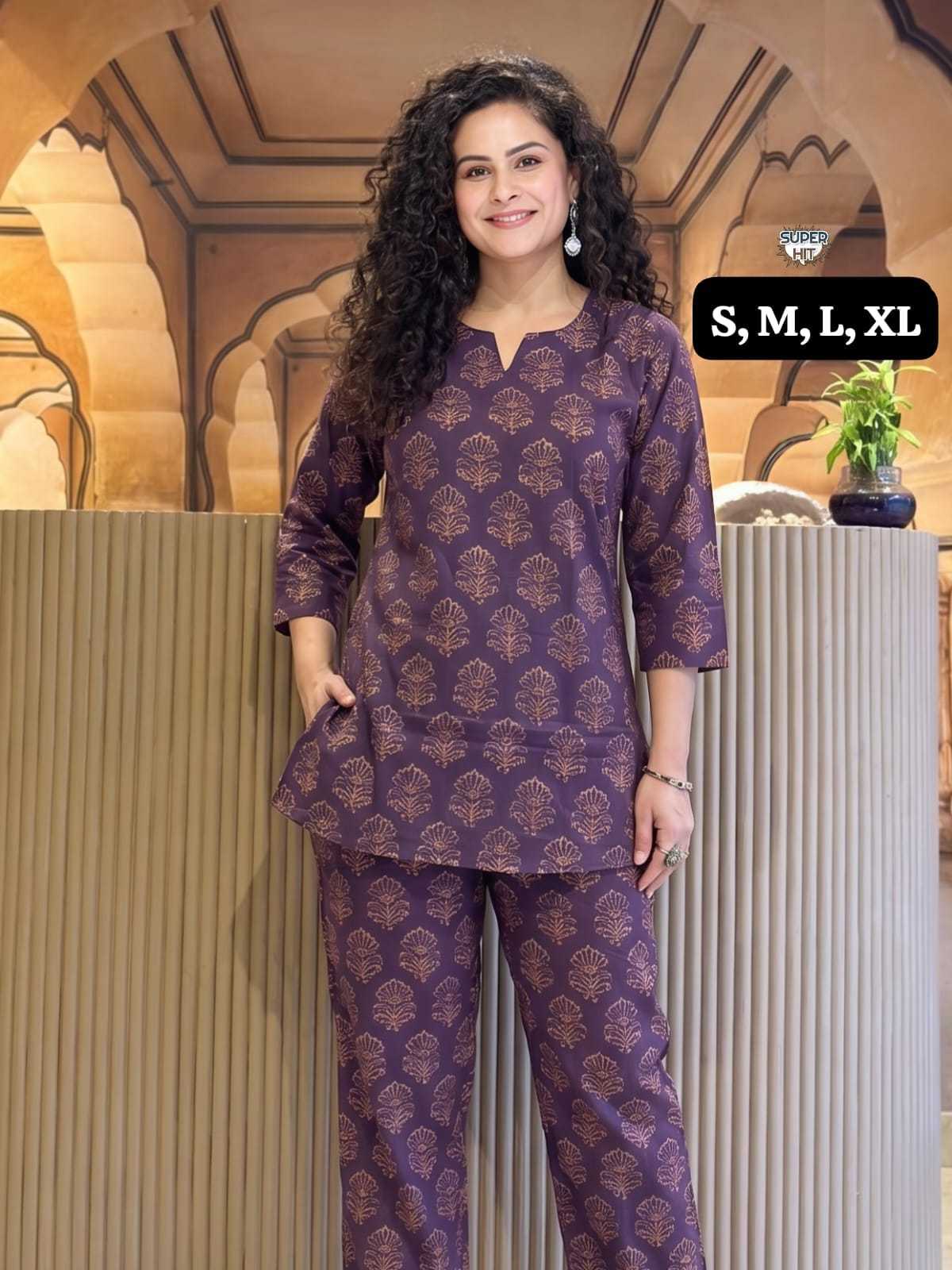 Amara Heavy Cotton Jaipuri Print Co-ord Set 2 Amara Heavy Cotton Jaipuri Print Co-ord Set - Image 2