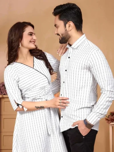 Aarav Pure Cotton Couple Set