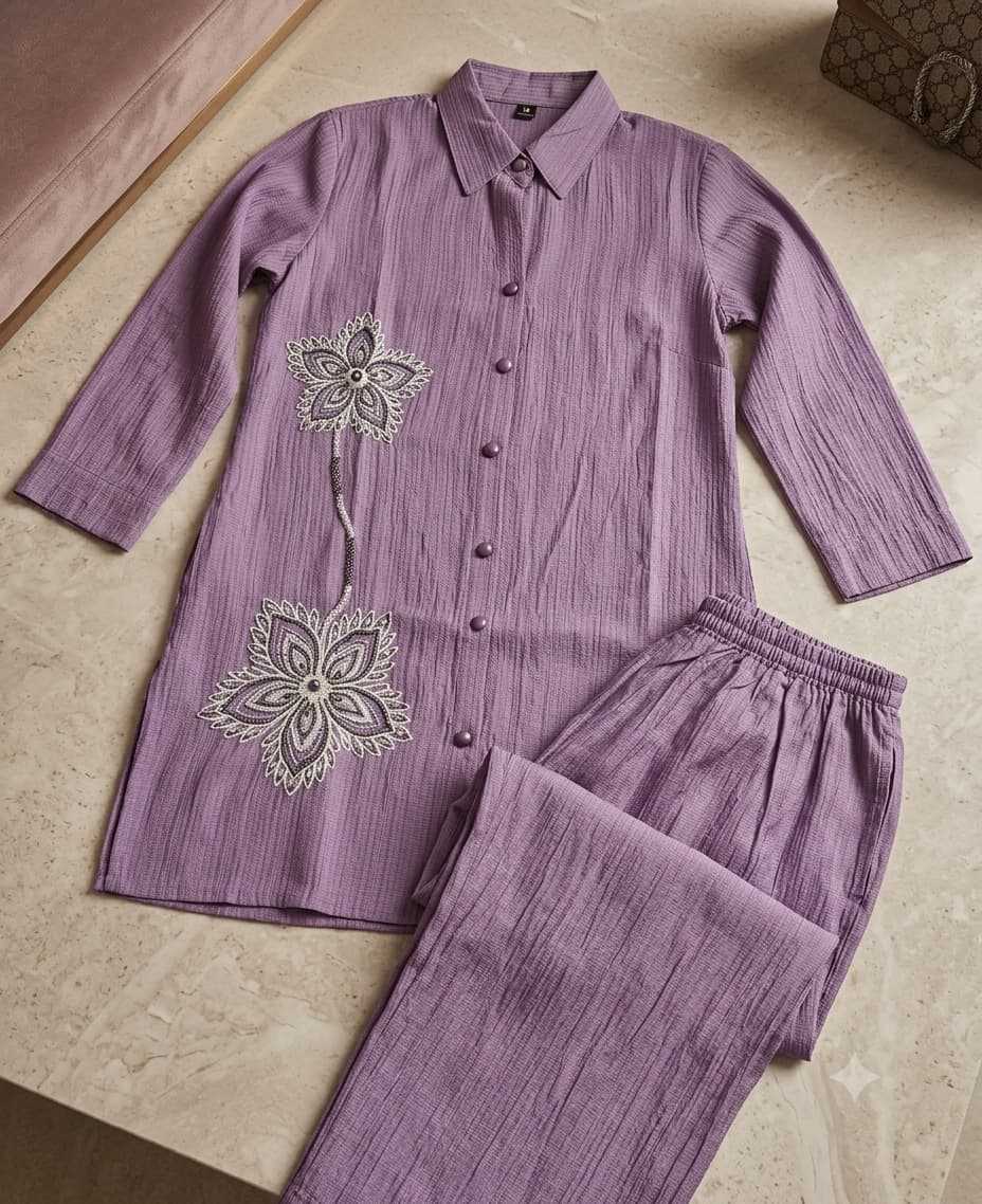 Celeste Textured Fancy Co-ord Set 2 Celeste Textured Fancy Co-ord Set - Image 2