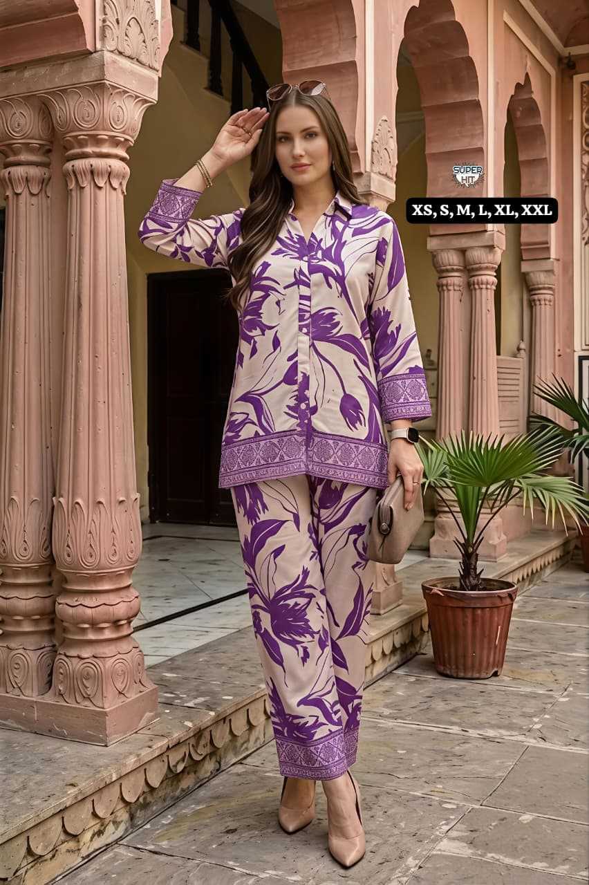 Elara Heavy Rayon Slub Co-ord Set 3 Elara Heavy Rayon Slub Co-ord Set - Image 3