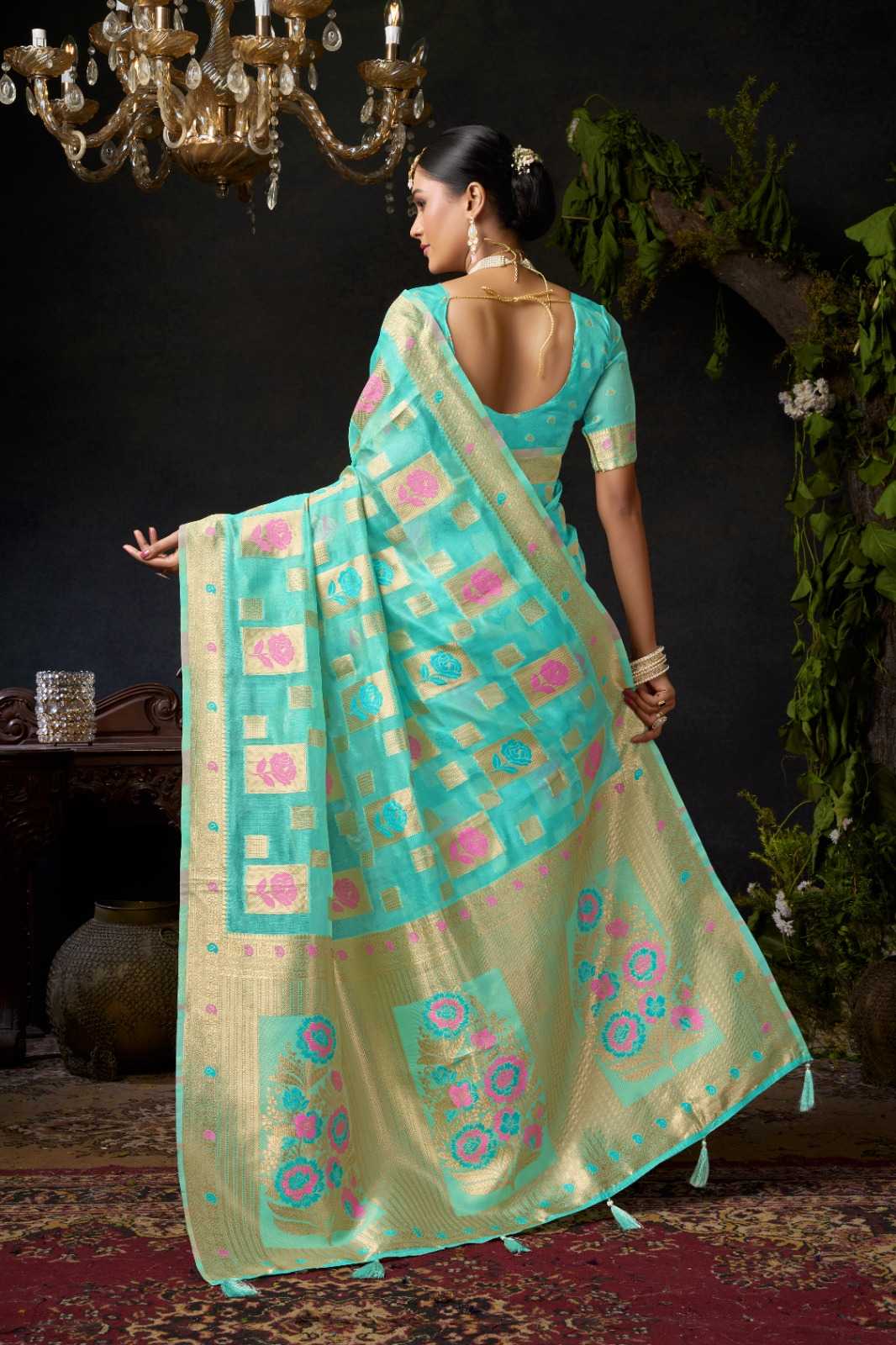 Gauri Organza Khadi Saree 2 Gauri Organza Khadi Saree - Image 2