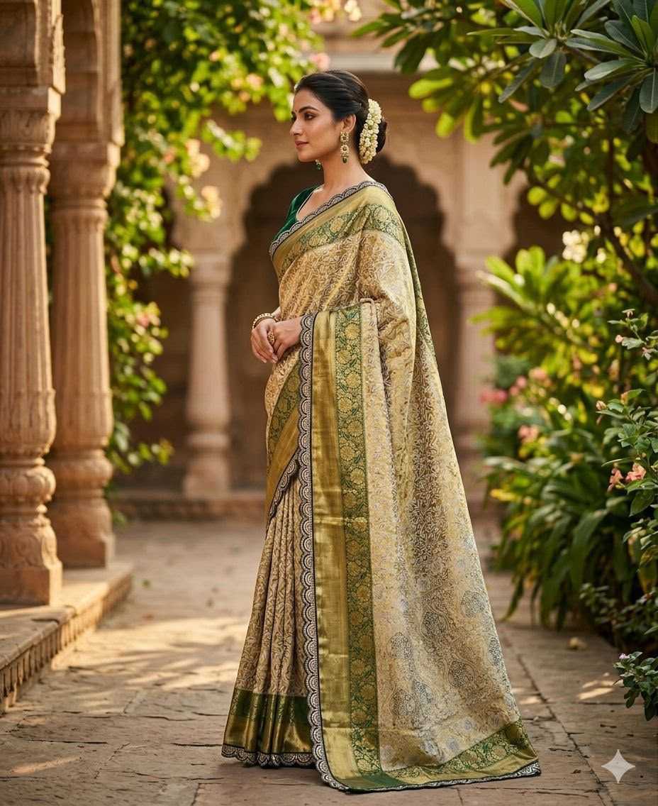 Kanjivaram Silk Zari Saree 3 Kanjivaram Silk Zari Saree - Image 3