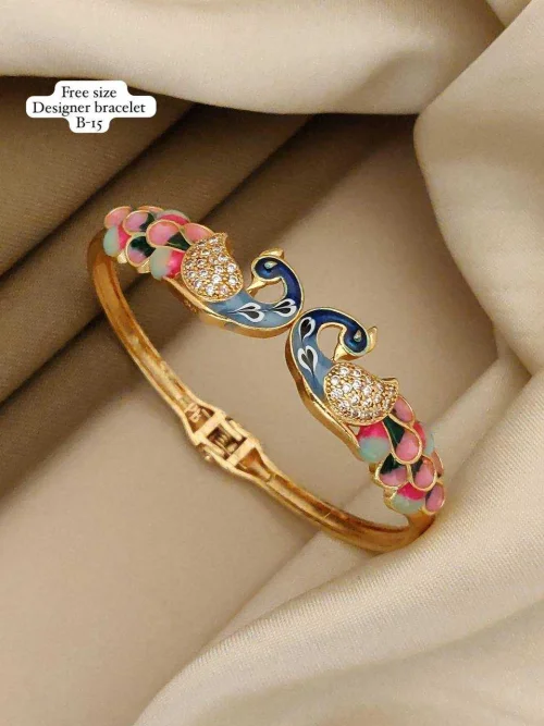 Mayuri Dual Peacock Cuff 1 Mayuri Dual Peacock Cuff