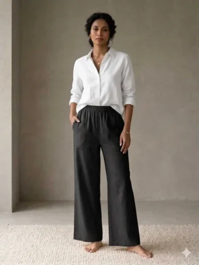 Mira Cotton Drawstring Shirt