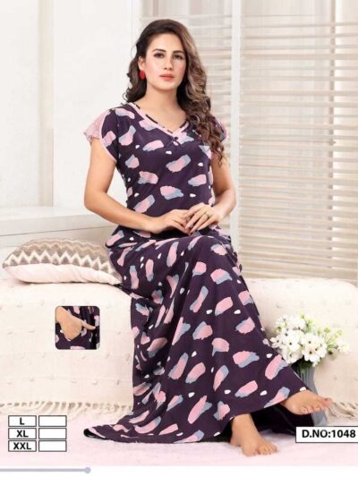 Nandini Fancy Printed Nighty