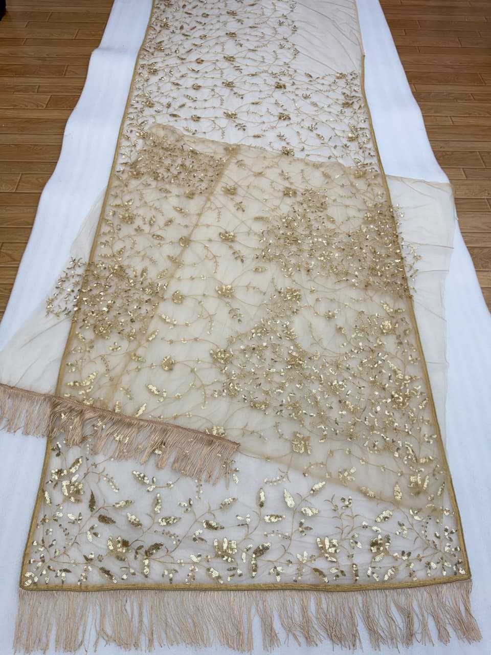Serena Sequin Net Saree 2 Serena Sequin Net Saree - Image 2