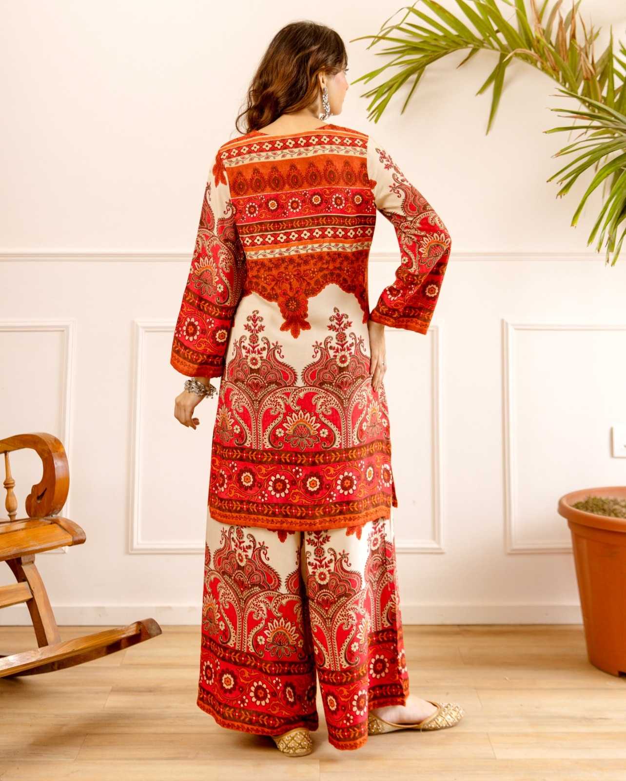 Ziva Heavy Rayon Slub Co-ord Set 2 Ziva Heavy Rayon Slub Co-ord Set - Image 2