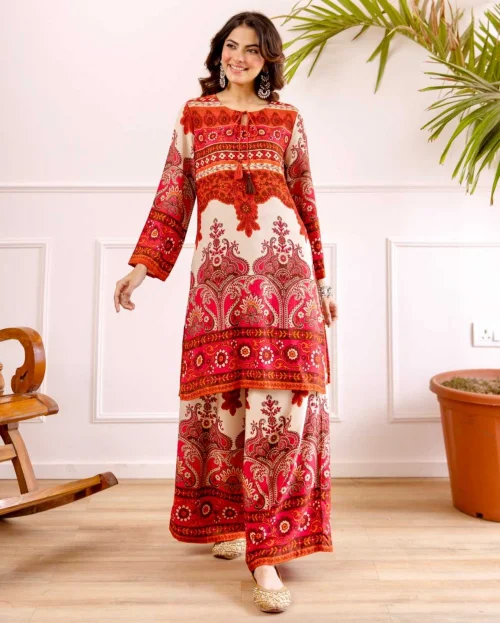 Ziva Heavy Rayon Slub Co-ord Set 1 Ziva Heavy Rayon Slub Co-ord Set